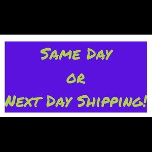 I offer same day shipping if I receive your order before 7:00am EST!